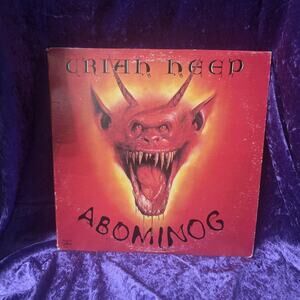 Uriah Heep Abominog LP SRM-1-4057 Mercury VG+ Vintage Heavy Metal Vinyl